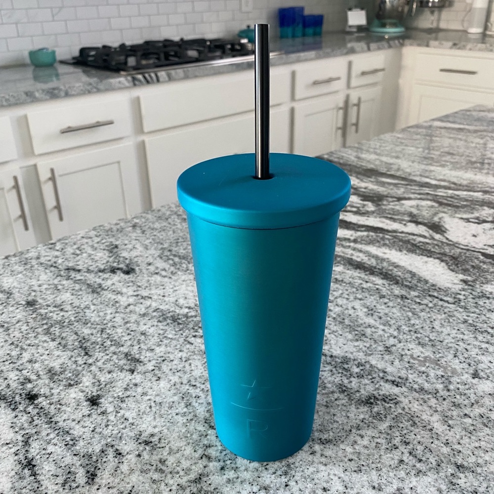 RARE Starbucks Reserve Matte Teal Tumbler / Cup